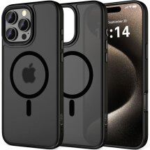 Захисний чохол Tech-Protect Magmat MagSafe для Apple iPhone 16 Pro - Matte Black: фото 1 з 5