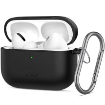 Защитный чехол Tech-Protect Silicone Hook для AirPods Pro 3 - Black: фото 1 из 8
