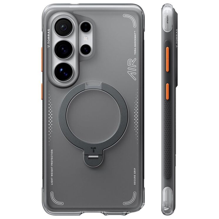 Захисний чохол TORRAS Ostand Q3 Air для Samsung Galaxy S26 Ultra - Black: фото 1 з 11