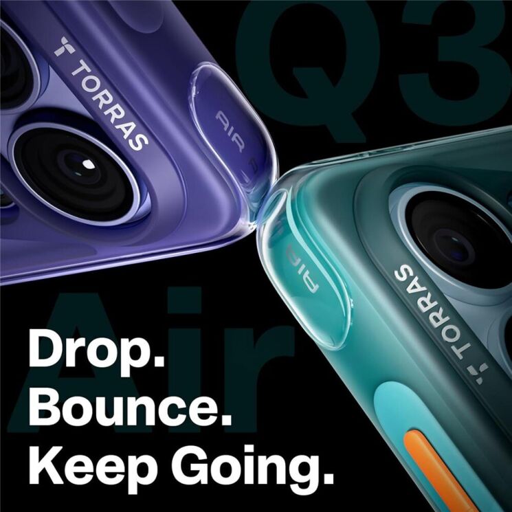 Захисний чохол TORRAS Ostand Q3 Air для Samsung Galaxy S26 Ultra - Dark Purple: фото 3 з 11