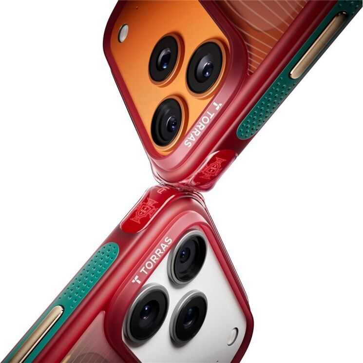 Защитный чехол TORRAS Ostand Q3 Air Portugal Limited для iPhone 17 Pro - Glory Slash: фото 3 из 5