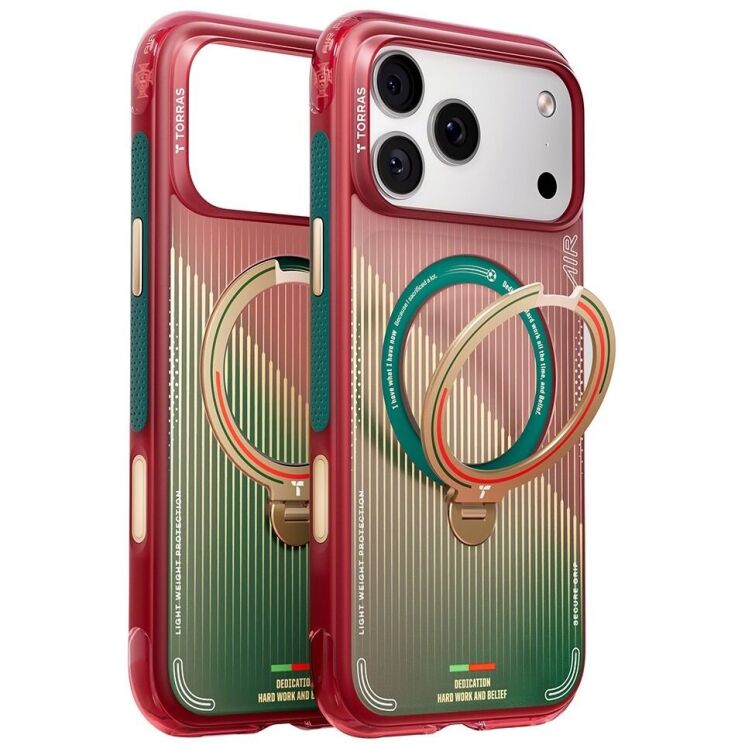 Защитный чехол TORRAS Ostand Q3 Air Portugal Limited для iPhone 17 Pro - Glory Slash: фото 1 из 5