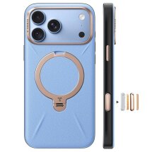 Защитный чехол TORRAS Ostand Q3 VegSkin (with MagSafe) для Apple iPhone 18 Pro Max - Blue: фото 1 из 8