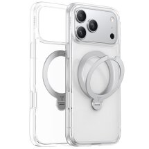 Защитный чехол TORRAS Ostand Q3 Spin (with MagSafe) для iPhone 17 Pro - Transparent: фото 1 из 8