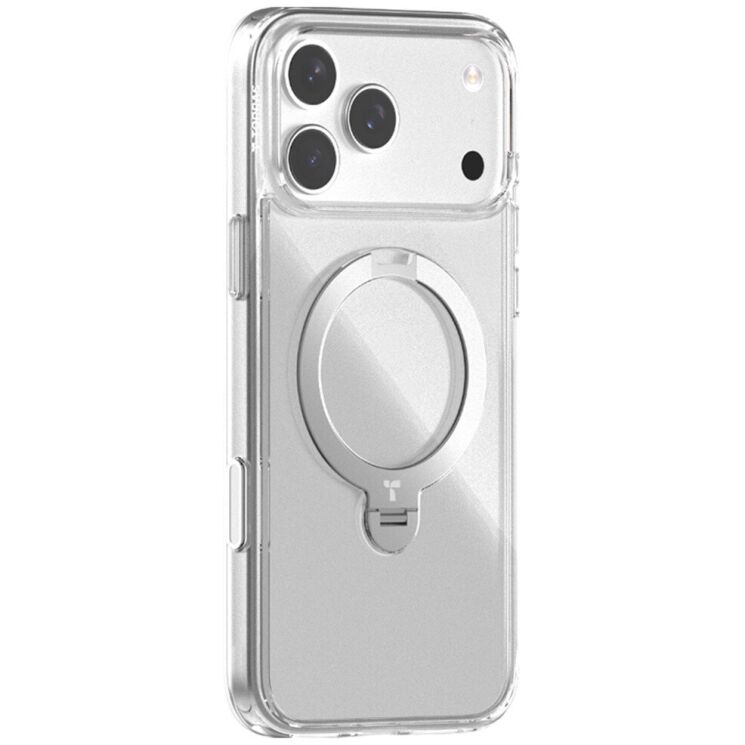 Захисний чохол TORRAS Ostand Spin MagSafe для Apple iPhone 17 Pro - Transparent: фото 1 з 8