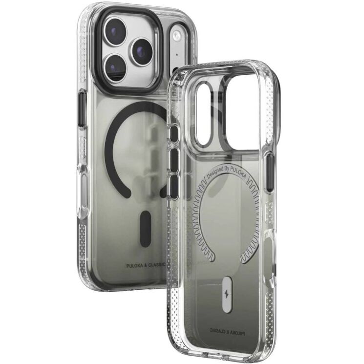 Защитный чехол (TPU+PC) Puloka Resplendent with Magnetic Fit для iPhone 18 Pro Max / 17 Pro Max - Black: фото 2 из 2