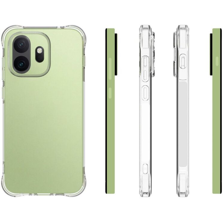 Защитный чехол UniCase AirBag Flow для OnePlus 15T - Transparent: фото 5 из 5