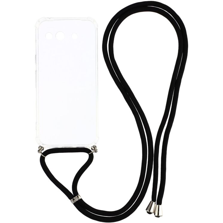 Захисний чохол UniCase AirBag with Strap для Google Pixel 10a - Transparent: фото 1 з 6