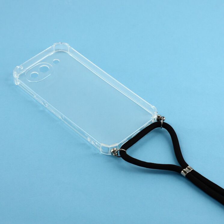 Захисний чохол UniCase AirBag with Strap для Google Pixel 10a - Transparent: фото 4 з 6