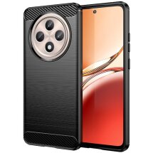 Захисний чохол UniCase Carbon для OPPO Reno 12 F/FS - Black: фото 1 з 8