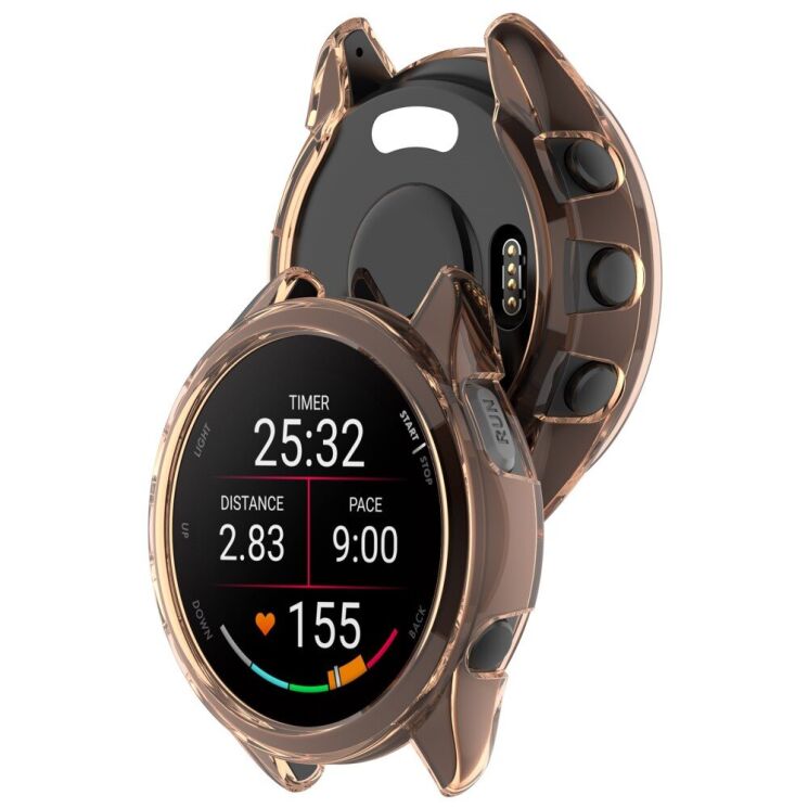 Захисний чохол UniCase Clear Cover для Garmin Forerunner 165 / 165 Music - Transparent Pink: фото 6 з 7