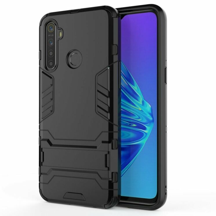 Защитный чехол UniCase Hybrid для Realme 5 / Realme 6i / Realme C3 - Black: фото 2 из 9