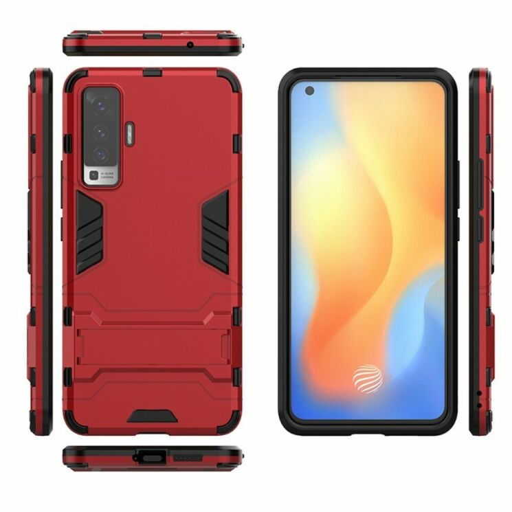 Защитный чехол UniCase Hybrid для VIVO X50 - Red: фото 3 из 7