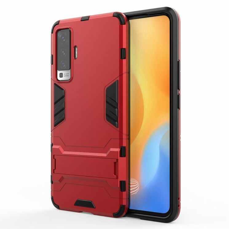 Защитный чехол UniCase Hybrid для VIVO X50 - Red: фото 2 из 7