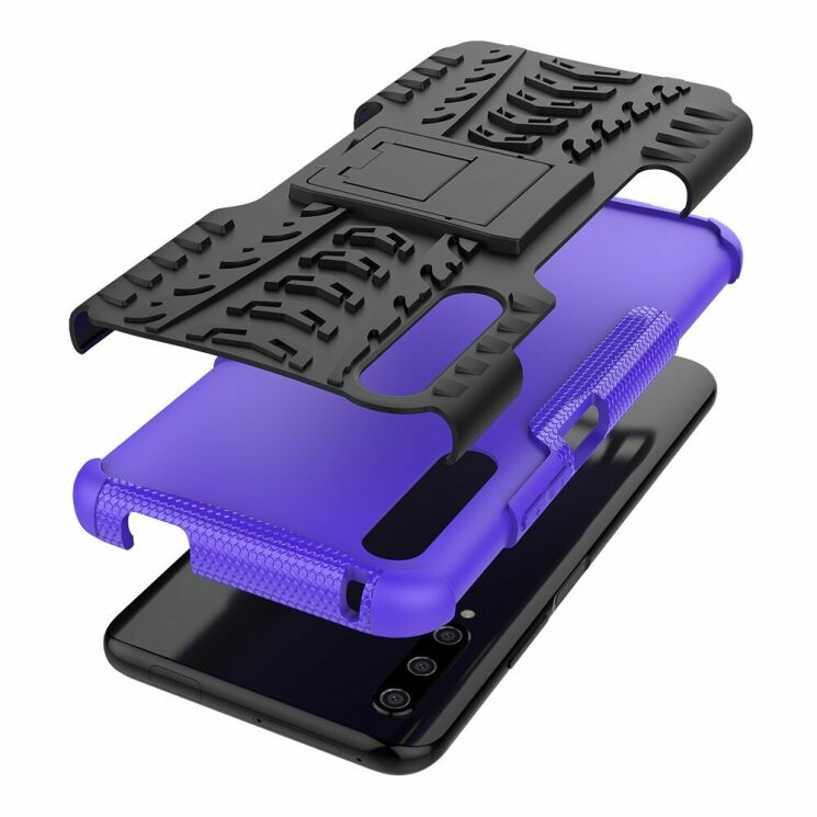 Защитный чехол UniCase Hybrid X для Huawei P Smart Pro / Honor 9X (for China) - Purple: фото 6 из 9
