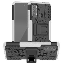 Защитный чехол UniCase Hybrid X для Motorola Moto G60 - White: фото 1 из 14
