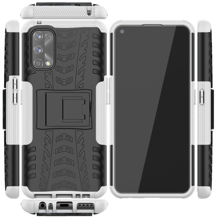 Защитный чехол UniCase Hybrid X для Realme 7 Pro - White: фото 2 из 17