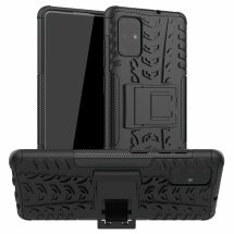 Защитный чехол UniCase Hybrid X для Samsung Galaxy A71 (A715) - Black: фото 1 из 10