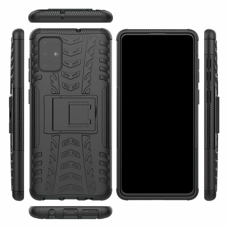 Защитный чехол UniCase Hybrid X для Samsung Galaxy A71 (A715) - Black: фото 2 из 10