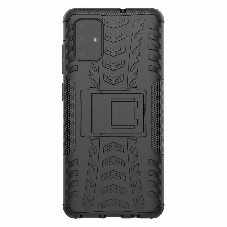 Защитный чехол UniCase Hybrid X для Samsung Galaxy A71 (A715) - Black: фото 3 из 10