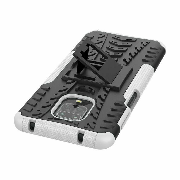 Защитный чехол UniCase Hybrid X для Xiaomi Redmi Note 9 Pro / Note 9S / Note 9 Pro Max - White: фото 7 из 8