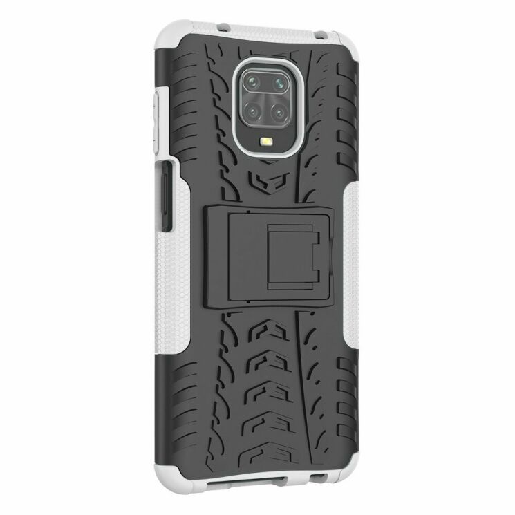 Защитный чехол UniCase Hybrid X для Xiaomi Redmi Note 9 Pro / Note 9S / Note 9 Pro Max - White: фото 5 из 8