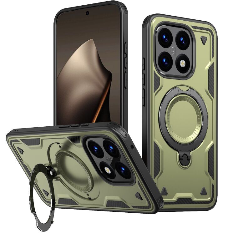 Захисний чохол UniCase Lander Armor для Xiaomi 15T - Olive Green: фото 1 з 6