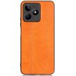 Защитный чехол UniCase Leather Series для Realme C53 / C51 - Orange (338616O)