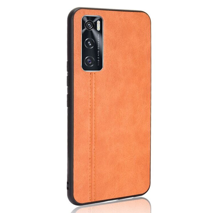 Защитный чехол UniCase Leather Series для VIVO V20 SE - Orange: фото 3 из 11