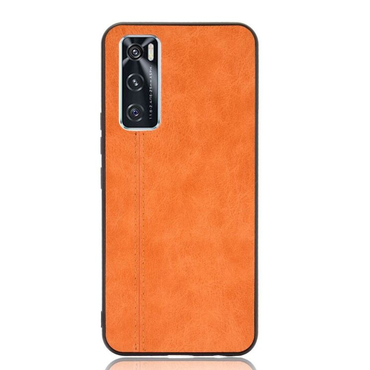 Защитный чехол UniCase Leather Series для VIVO V20 SE - Orange: фото 2 из 11