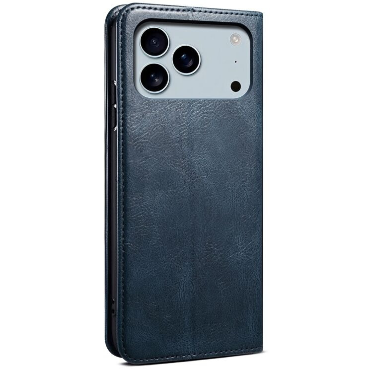 Защитный чехол UniCase Leather Wallet для Apple iPhone 17 Pro - Blue: фото 6 из 6