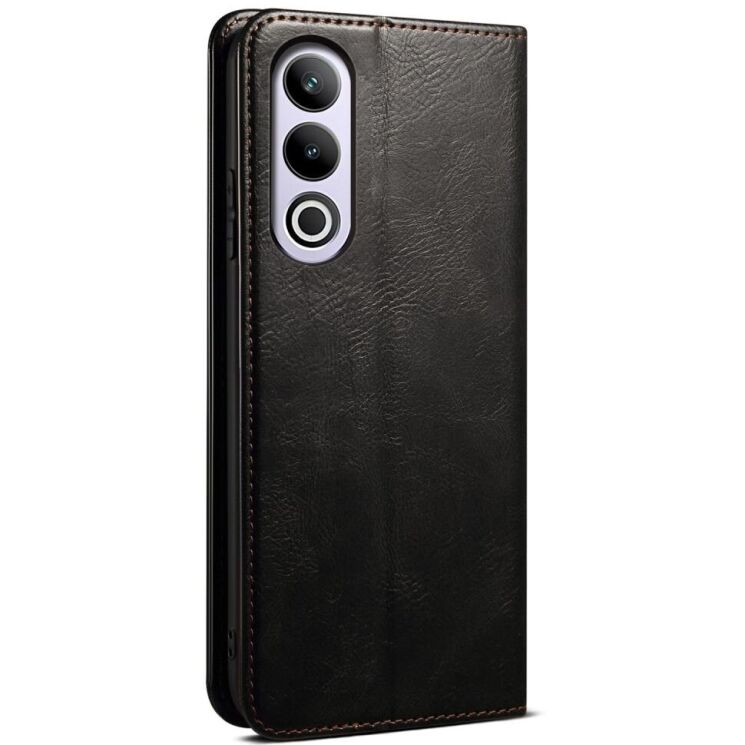 Защитный чехол UniCase Leather Wallet для OnePlus Ace 3V - Black: фото 6 из 6