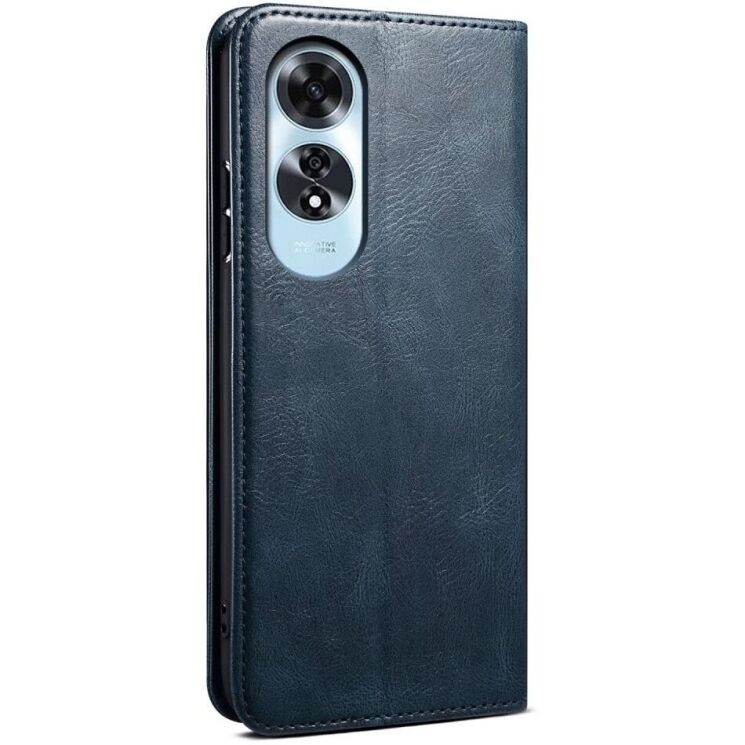 Защитный чехол UniCase Leather Wallet для OPPO A60 - Blue: фото 6 из 6