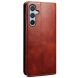Защитный чехол UniCase Leather Wallet для Samsung Galaxy A24 (A245) - Brown (322309Z). Фото 7 из 8