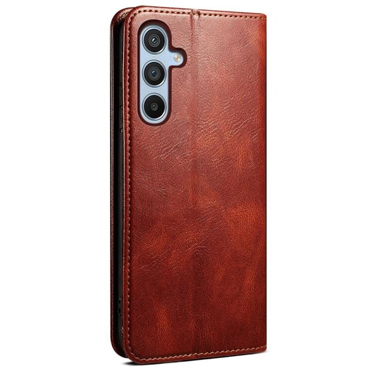 Защитный чехол UniCase Leather Wallet для Samsung Galaxy A24 (A245) - Brown: фото 7 из 8