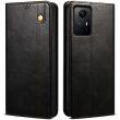 Защитный чехол UniCase Leather Wallet для Xiaomi Redmi Note 12S - Black (327031B)