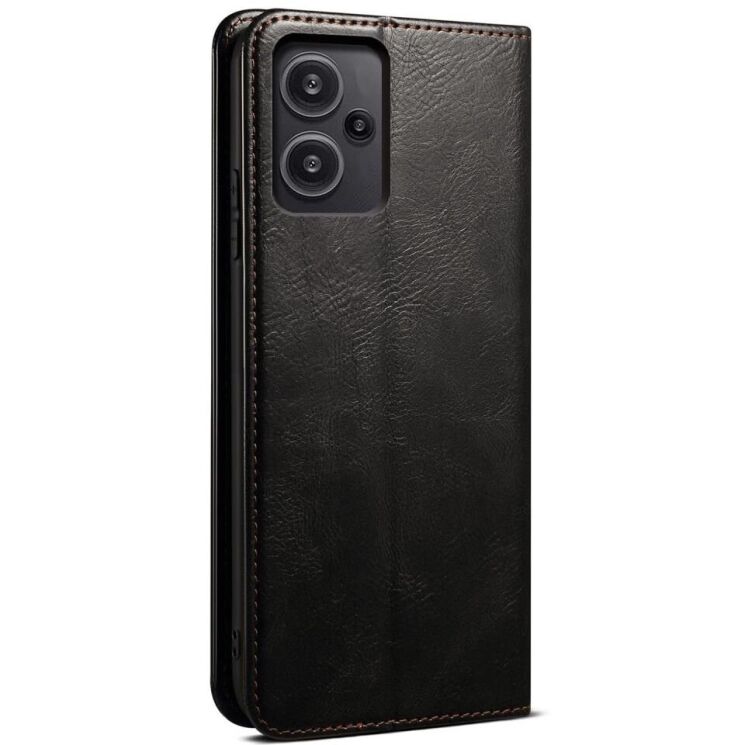 Защитный чехол UniCase Leather Wallet для Xiaomi Redmi Note 13 Pro+ - Black: фото 7 из 8