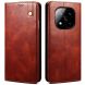 Защитный чехол UniCase Leather Wallet для Xiaomi Redmi Note 14 Pro 5G - Brown (373104Z). Фото 1 из 10