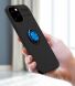 Захисний чохол UniCase Magnetic Ring для Apple iPhone 12 Pro Max - Black / Blue (254026BL). Фото 11 з 14