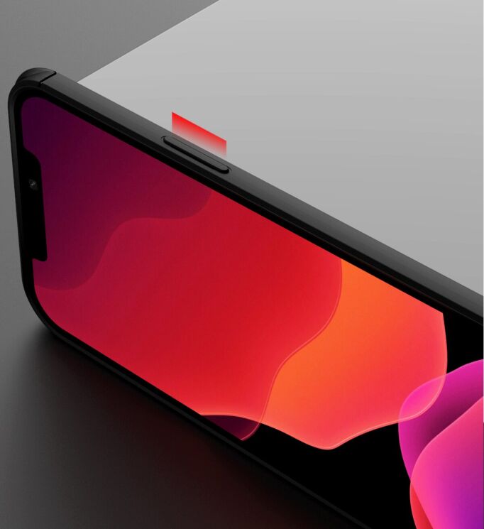 Захисний чохол UniCase Magnetic Ring для Apple iPhone 12 Pro Max - Black / Blue: фото 13 з 14