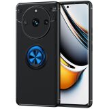 Захисний чохол UniCase Magnetic Ring для Realme 11 Pro - Black / Blue (334109BL)