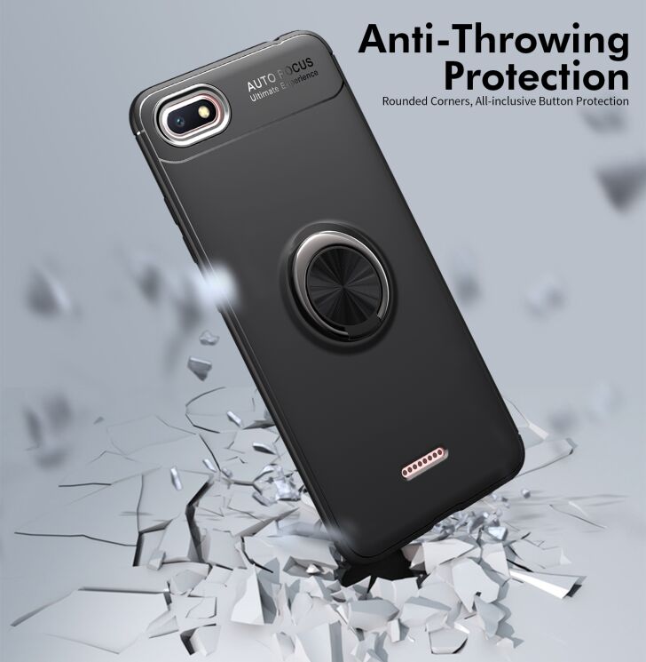 Чехол с магнитным кольцом UniCase Magnetic Ring для Xiaomi Redmi 6A - Blue: фото 10 из 12