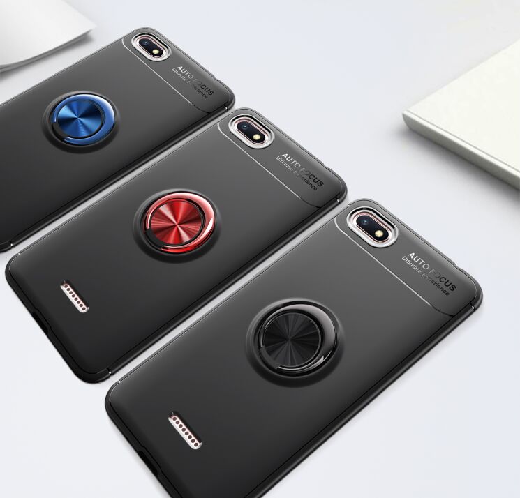 Чехол с магнитным кольцом UniCase Magnetic Ring для Xiaomi Redmi 6A - Blue: фото 4 из 12