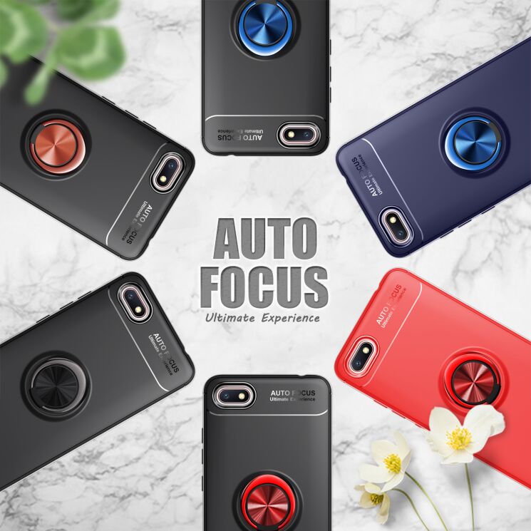 Чехол с магнитным кольцом UniCase Magnetic Ring для Xiaomi Redmi 6A - Blue: фото 6 из 12