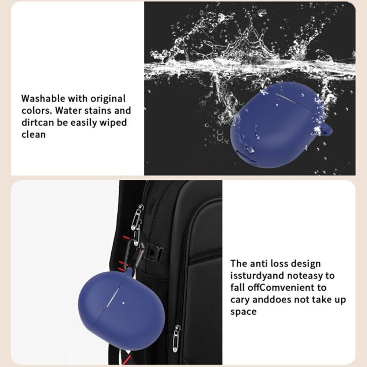 Защитный чехол UniCase Protective Color для Google Pixel Buds Pro 2 - Black: фото 4 из 11