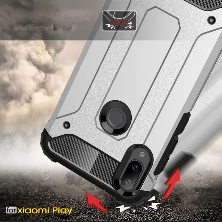 Защитный чехол UniCase Rugged Guard для Xiaomi Mi Play - Dark Blue: фото 5 из 9