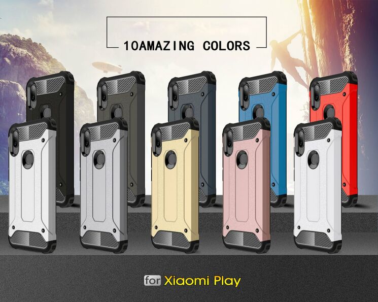 Защитный чехол UniCase Rugged Guard для Xiaomi Mi Play - Dark Blue: фото 9 из 9