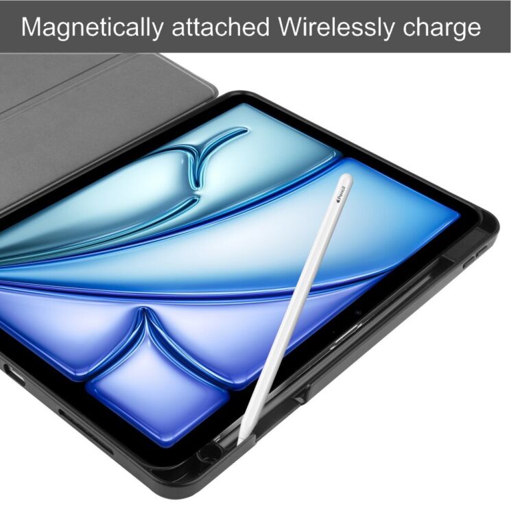 Защитный чехол UniCase Soft UltraSlim для Apple iPad Air 11 M3/M2 (2025/2024) - Black: фото 8 из 11