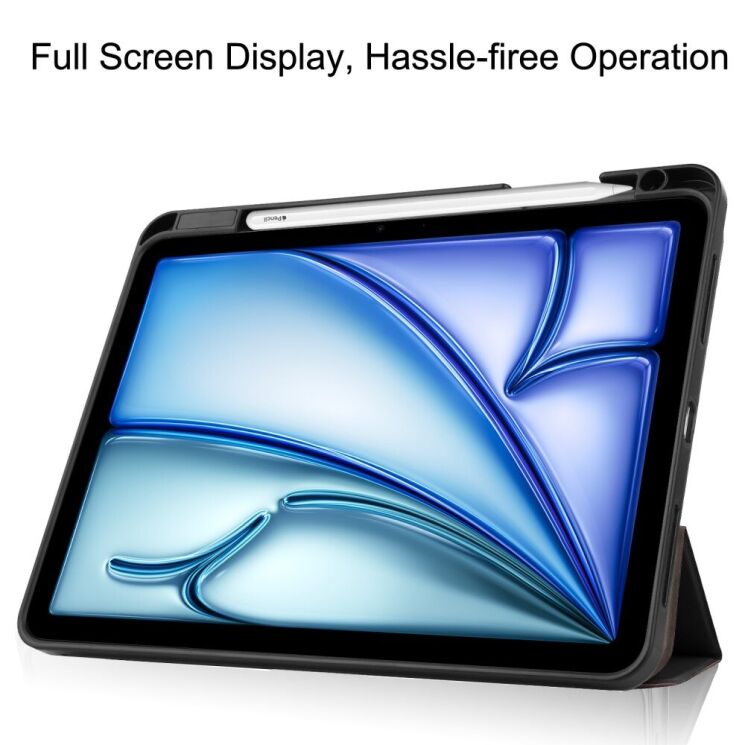 Защитный чехол UniCase Soft UltraSlim для Apple iPad Air 11 M3/M2 (2025/2024) - Black: фото 5 из 11