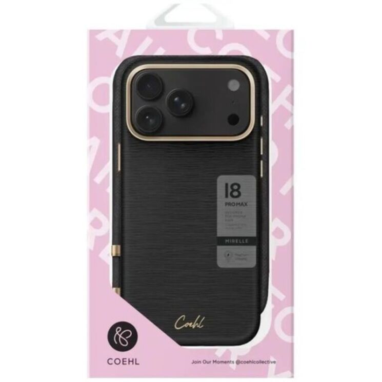 Захисний чохол UNIQ Coehl Mirelle Magnetic для iPhone 18 Pro Max / 17 Pro Max (UNIQ-IP6.9P(2026)-MIRMEBNY) - Black (440335B) Захисний чохол UNIQ Coehl Mirelle Magnetic для iPhone 18 Pro Max / 17 Pro Max (UNIQ-IP6.9P(2026)-MIRMEBNY) - Black: фото 4 з 9